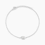 Bracelet Duchesse Argent Blanc Oxyde De Zirconium - Bracelets fantaisie Femme | Marc Orian