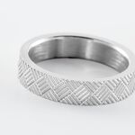 Bague Phebus Him Acier Blanc - Bijoux fantaisie Homme | Marc Orian