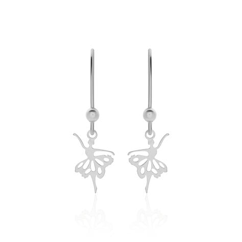 Boucles D'oreilles Pendantes Lucianola Argent Blanc - Pendantes Femme | Marc Orian
