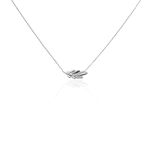 Collier Isae Argent Blanc Oxyde De Zirconium - Colliers avec pierres Femme | Marc Orian