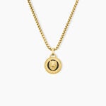 Collier Guess Lion King Acier Jaune - Colliers fantaisie Homme | Marc Orian