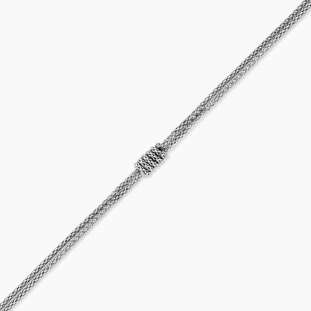 Bracelet Lassy Argent Blanc - Bracelets fantaisie Femme | Marc Orian