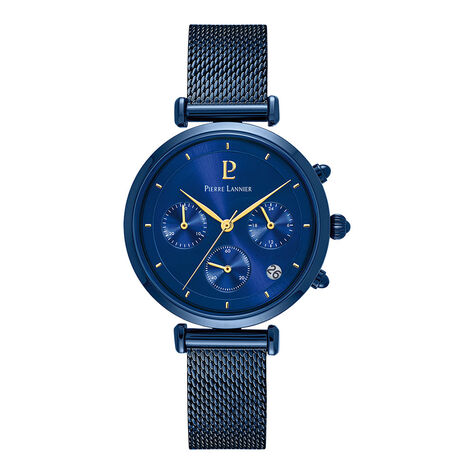 Montre Pierre Lannier Lutecia Bleu - Montres classiques Femme | Marc Orian