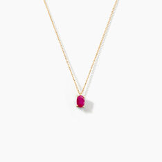 Collier Ovale Or Jaune Rubis - Colliers Femme | Marc Orian