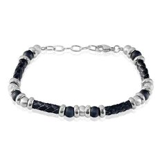 Bracelet Acier Gris Estieneto - Bracelets Homme | Marc Orian