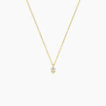 Collier Poem Argent Jaune Topaze Oxyde De Zirconium - Colliers avec pierres Femme | Marc Orian