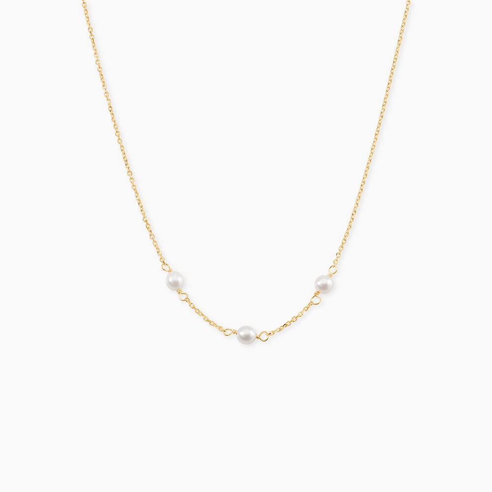 Collier Or Jaune Heliantheme Perles - Colliers avec pierres Femme | Marc Orian