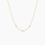 Collier Or Jaune Heliantheme Perles - Colliers avec pierres Femme | Marc Orian