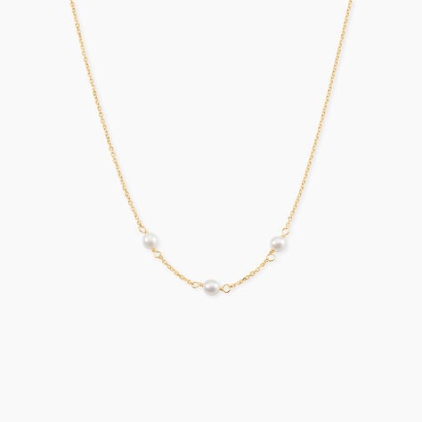 Collier Or Jaune Heliantheme Perles - Colliers avec pierres Femme | Marc Orian