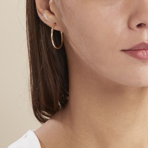 Créoles Youri Or Jaune - Boucles d'oreilles Créoles Femme | Marc Orian