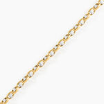 Bracelet Carlo Or Bicolore Maille Marine Ronde - Bracelets mailles Homme | Marc Orian