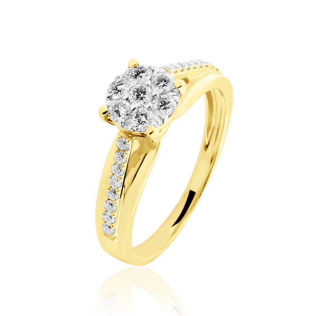 Bague Kate Or Jaune Diamant - Parures de mariage Femme | Marc Orian