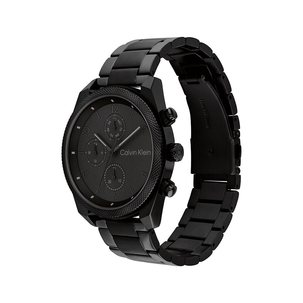 Montre Calvin Klein Impact Multifonctions Noir - Montres &eacute;tanches Homme | Marc Orian