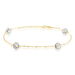 Bracelet Maile Or Jaune Strass - Bracelets chaînes Femme | Marc Orian