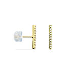 Boucles D'oreilles Pendantes Priscilla Or Jaune Oxyde De Zirconium - Pendantes Femme | Marc Orian