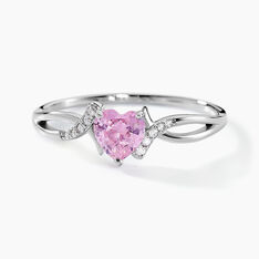 Bague Argent Blanc Avalon Oxyde De Zirconium - Bagues Solitaire Femme | Marc Orian