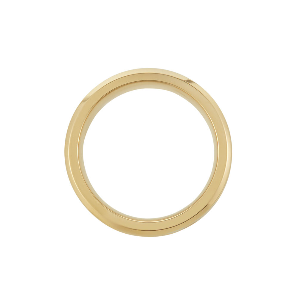 Bague Jourdan Oahu Acier Blanc Et Jaune - Bagues grosses Homme | Marc Orian