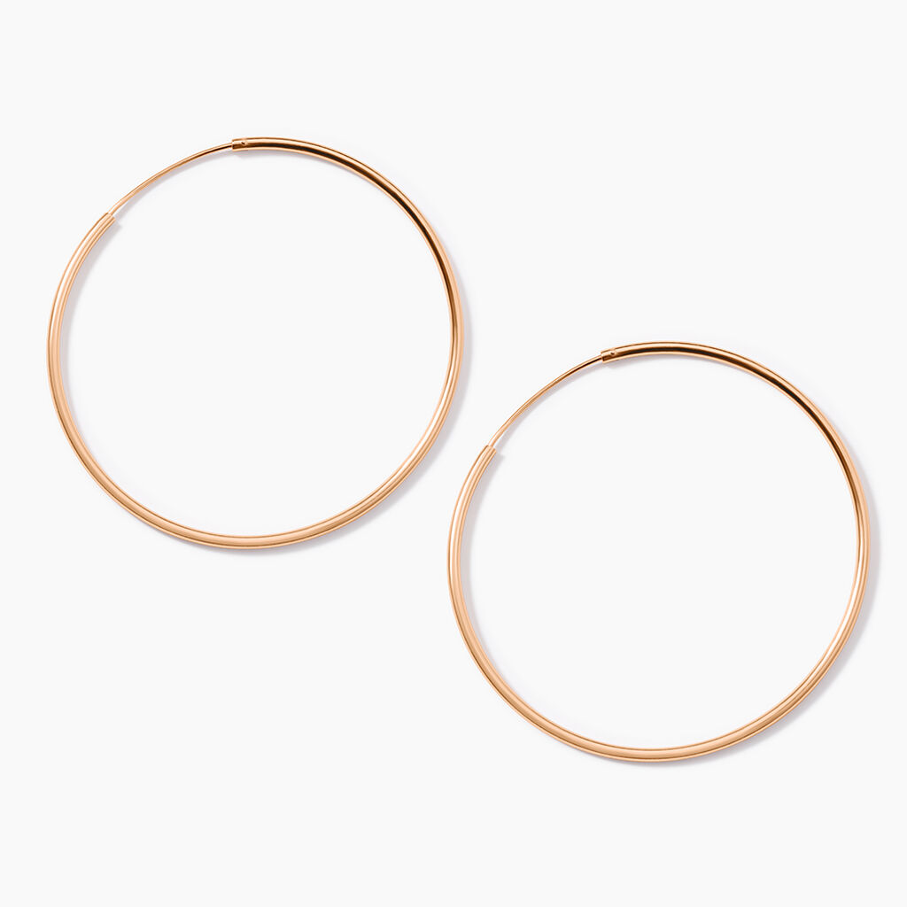 Cr&eacute;oles Argent Rose Olympia - Cr&eacute;oles Femme | Marc Orian