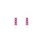 Boucles D'oreilles Puces Plaqu&eacute; Or Jaune Alodia Oxydes De Zirconium - Puces Femme | Marc Orian