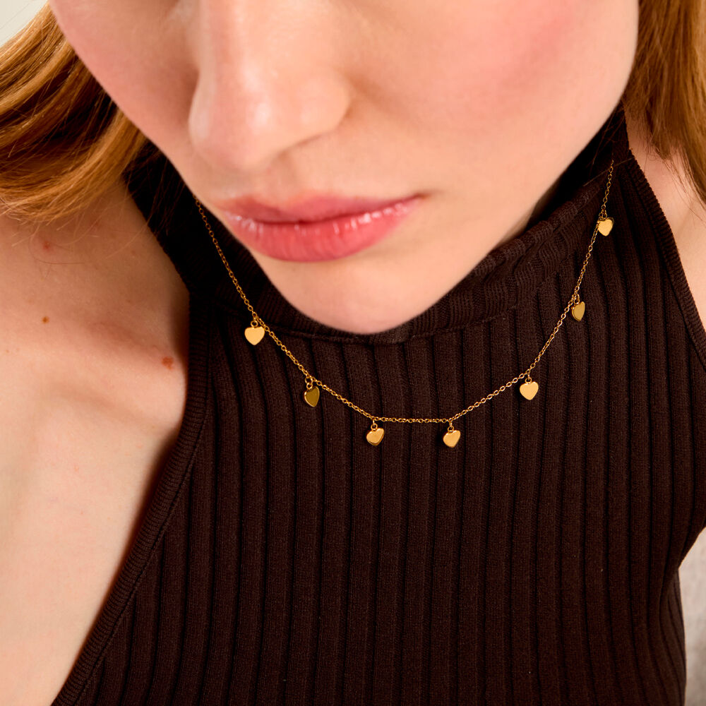Collier Ka&iuml;na Acier Jaune - Colliers fantaisie Femme | Marc Orian