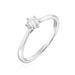 Bague Athena Platine Blanc Diamant - Solitaires Femme | Marc Orian