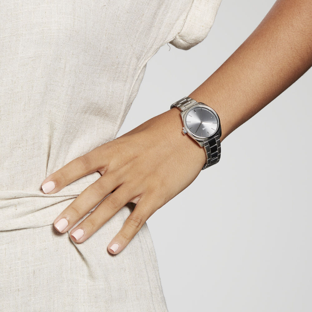 Montre Cluse Feroce Petite Acier Blanc - Montres étanches Femme | Marc Orian