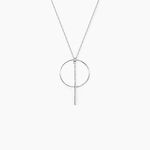 Collier Enissa Argent Blanc - Colliers fantaisie Femme | Marc Orian