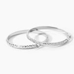 Cr&eacute;oles Argent Blanc Esmee - Cr&eacute;oles Femme | Marc Orian