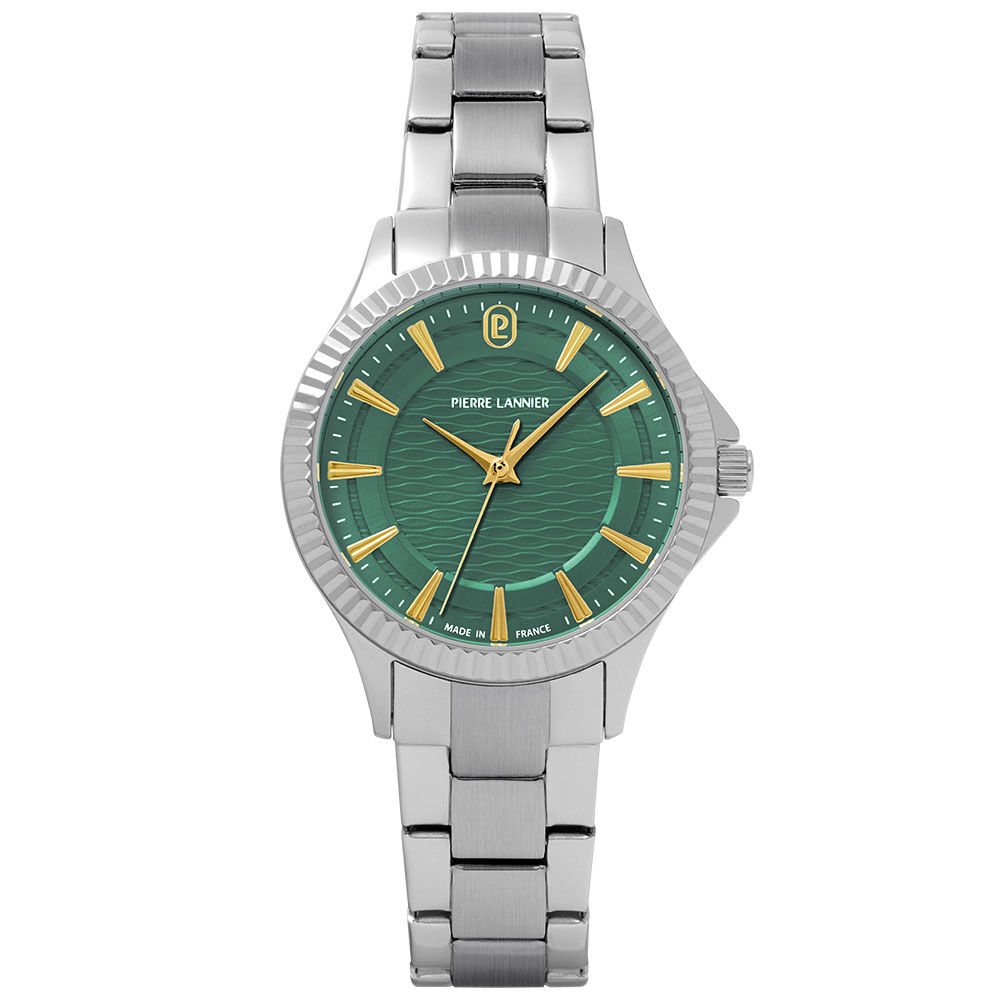 Montre Pierre Lannier Metropolitain Vert - Montres &eacute;tanches Femme | Marc Orian