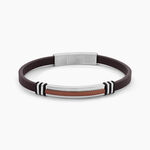 Bracelet Cuir De Vache Marron - Bracelets cuir Homme | Marc Orian