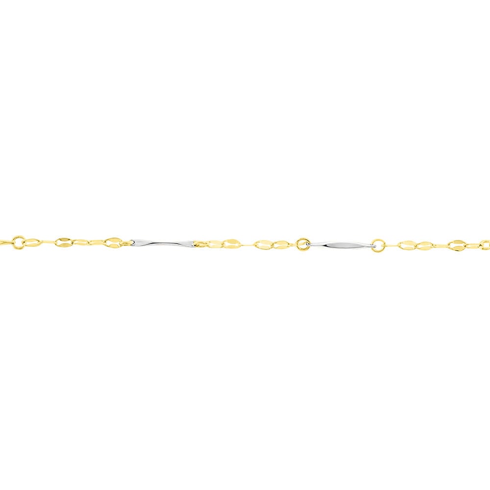 Bracelet Peyronne Or Bicolore - Bracelets chaînes Femme | Marc Orian