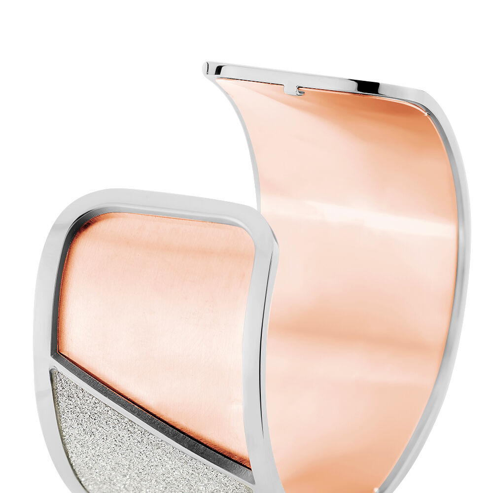Bracelet Jonc Andrina Acier Blanc - Bracelets joncs Femme | Marc Orian