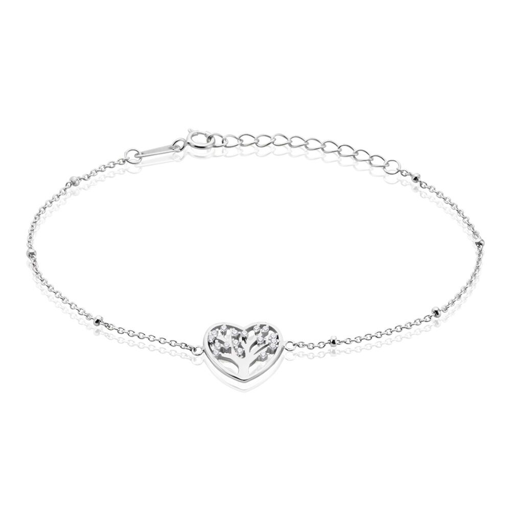 Bracelet Raimond Argent Blanc Oxyde De Zirconium - Bracelets chaînes Femme | Marc Orian