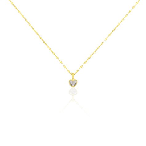 Collier Or Jaune Luminatane Diamant - Colliers avec pierres Femme | Marc Orian