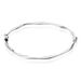 Bracelet Jonc Nathaelae Argent Blanc - Bracelets joncs Femme | Marc Orian