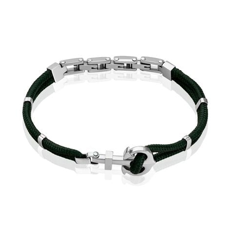 Bracelet Analya Acier Blanc - Bracelets cordons Homme | Marc Orian