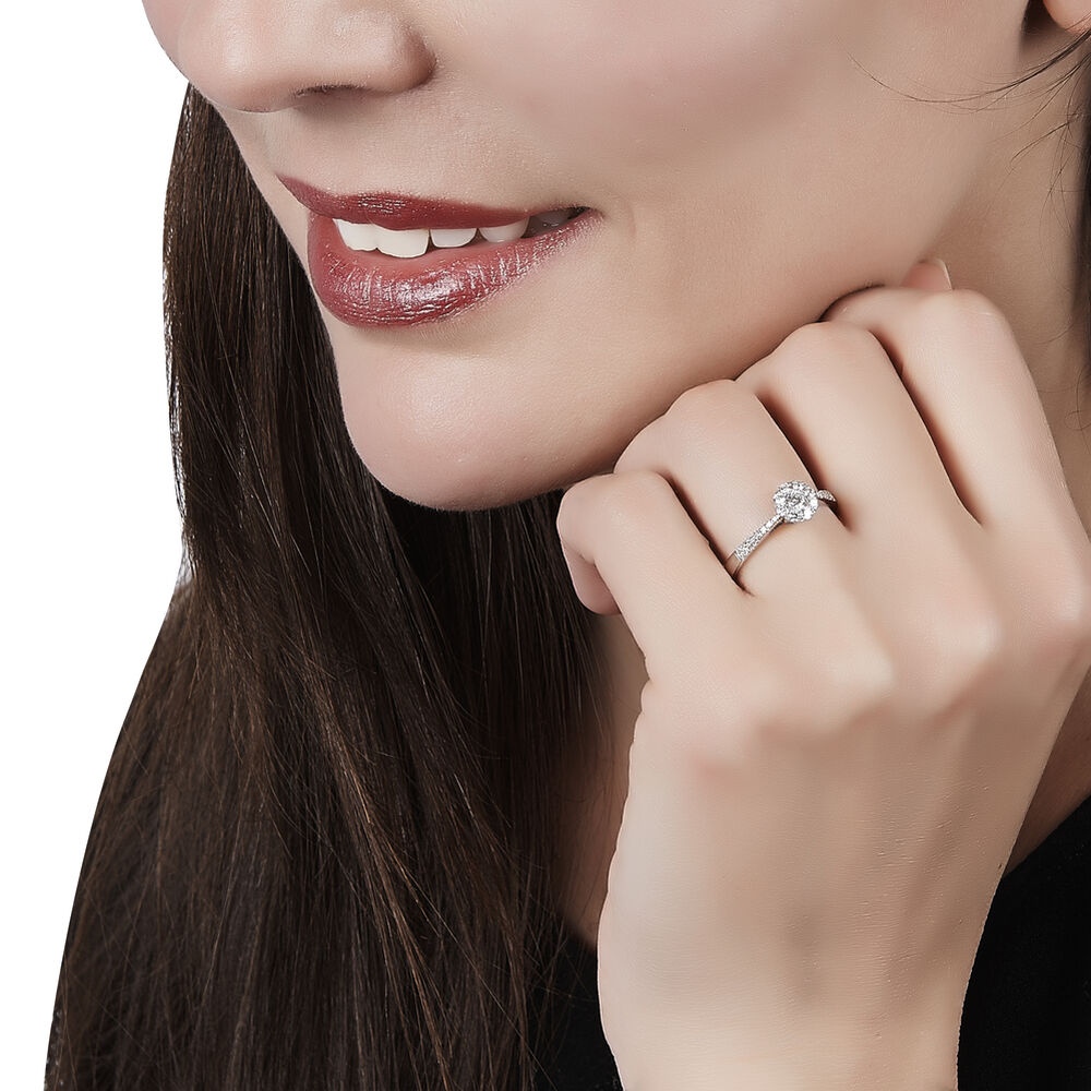 Bague Neptune Or Blanc Diamant - Bagues pierres précieuses Femme | Marc Orian