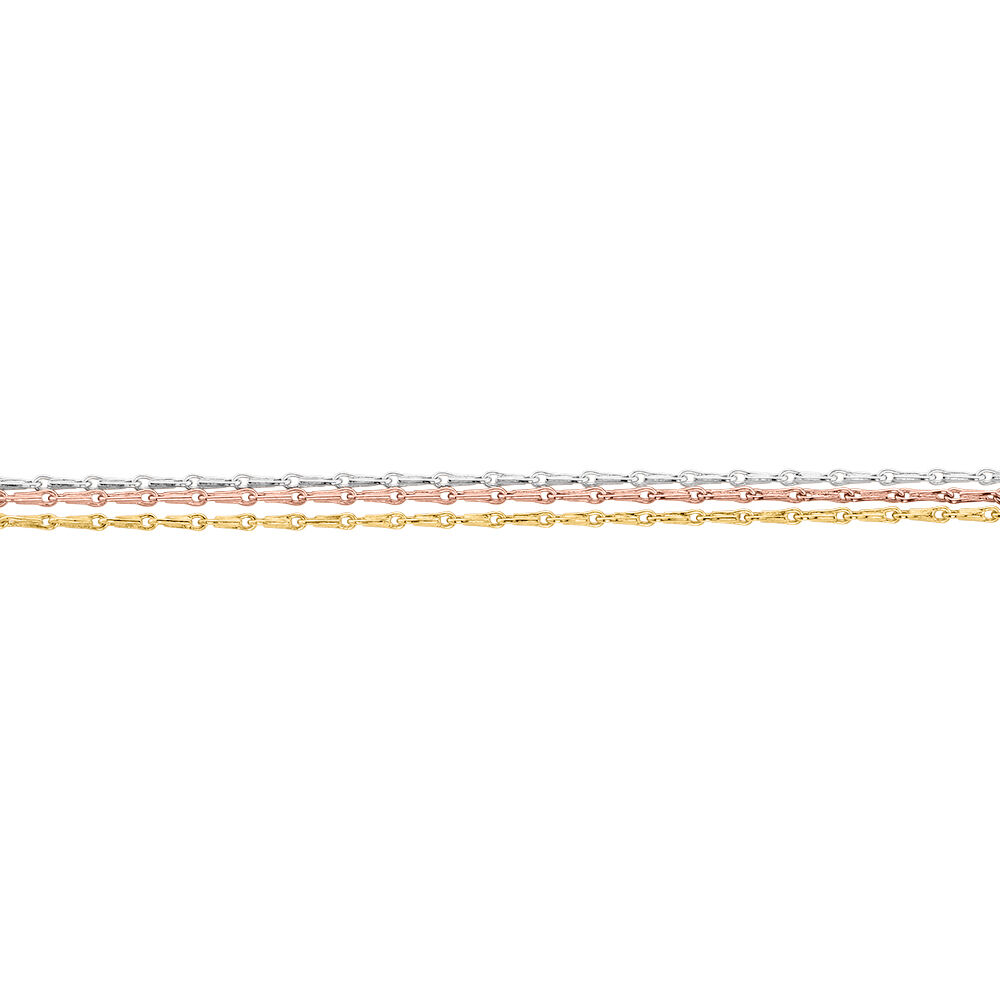 Bracelet Ylsa Argent Tricolore - Bracelets mailles Femme | Marc Orian