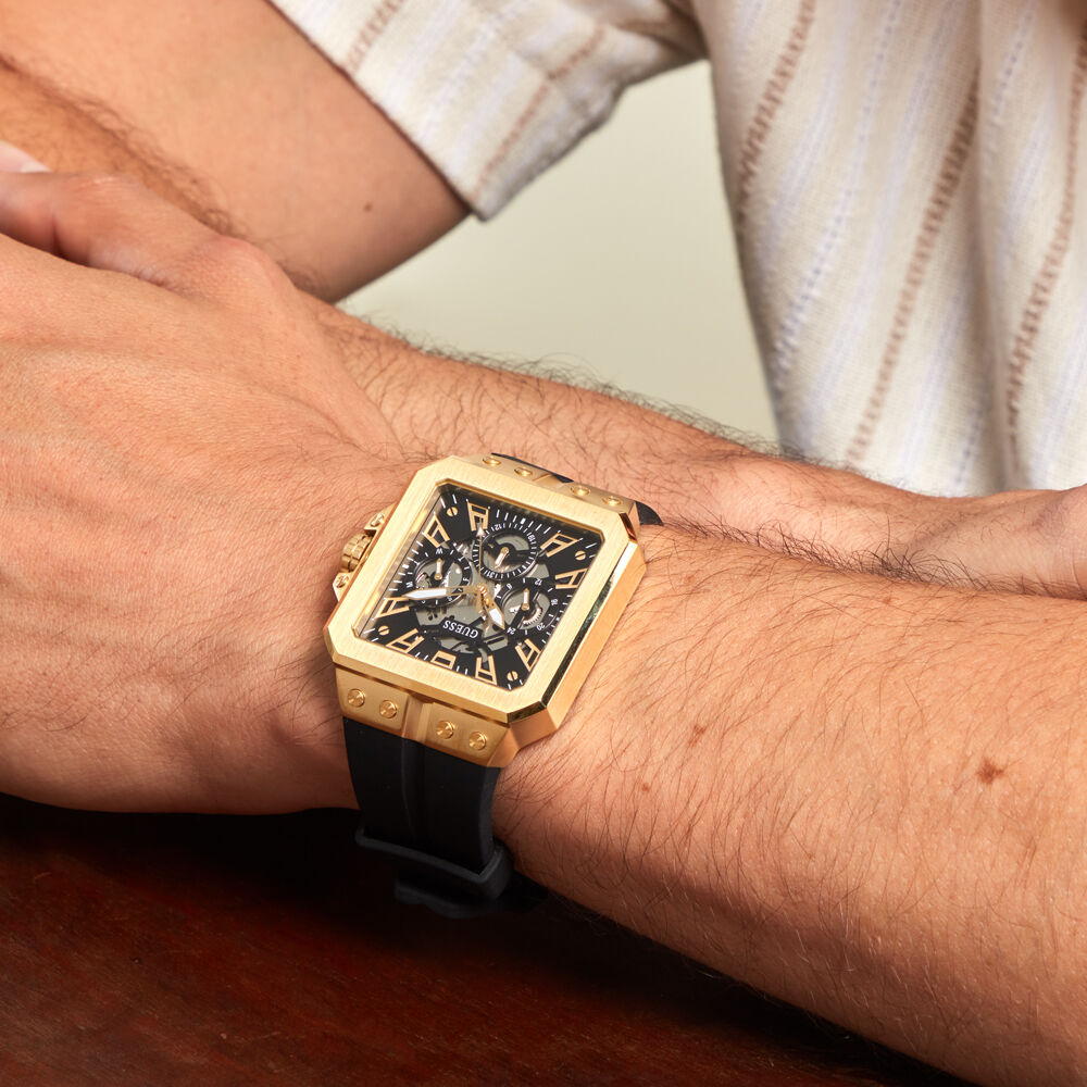 Montre Guess Leo Noir - Montres étanches Homme | Marc Orian