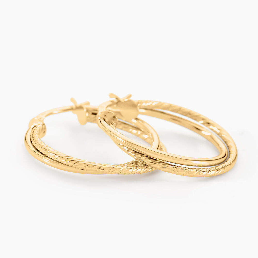 Cr&eacute;oles Maelia Or Jaune - Cr&eacute;oles Femme | Marc Orian