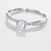 Bague Solitaire Kanel Or Blanc Oxyde De Zirconium - Solitaires Femme | Marc Orian