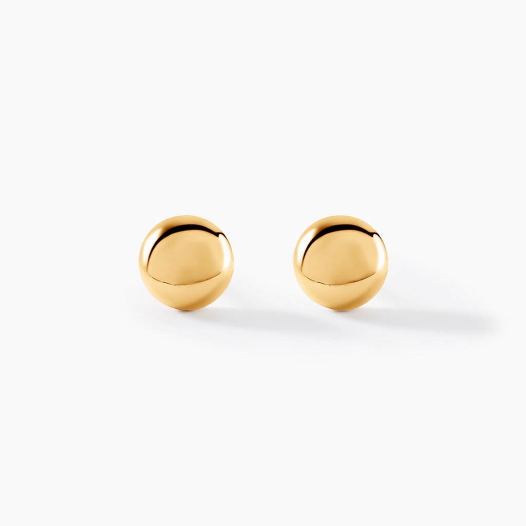 Boucles D'oreilles Puces Bernia Or Jaune - Puces Femme | Marc Orian