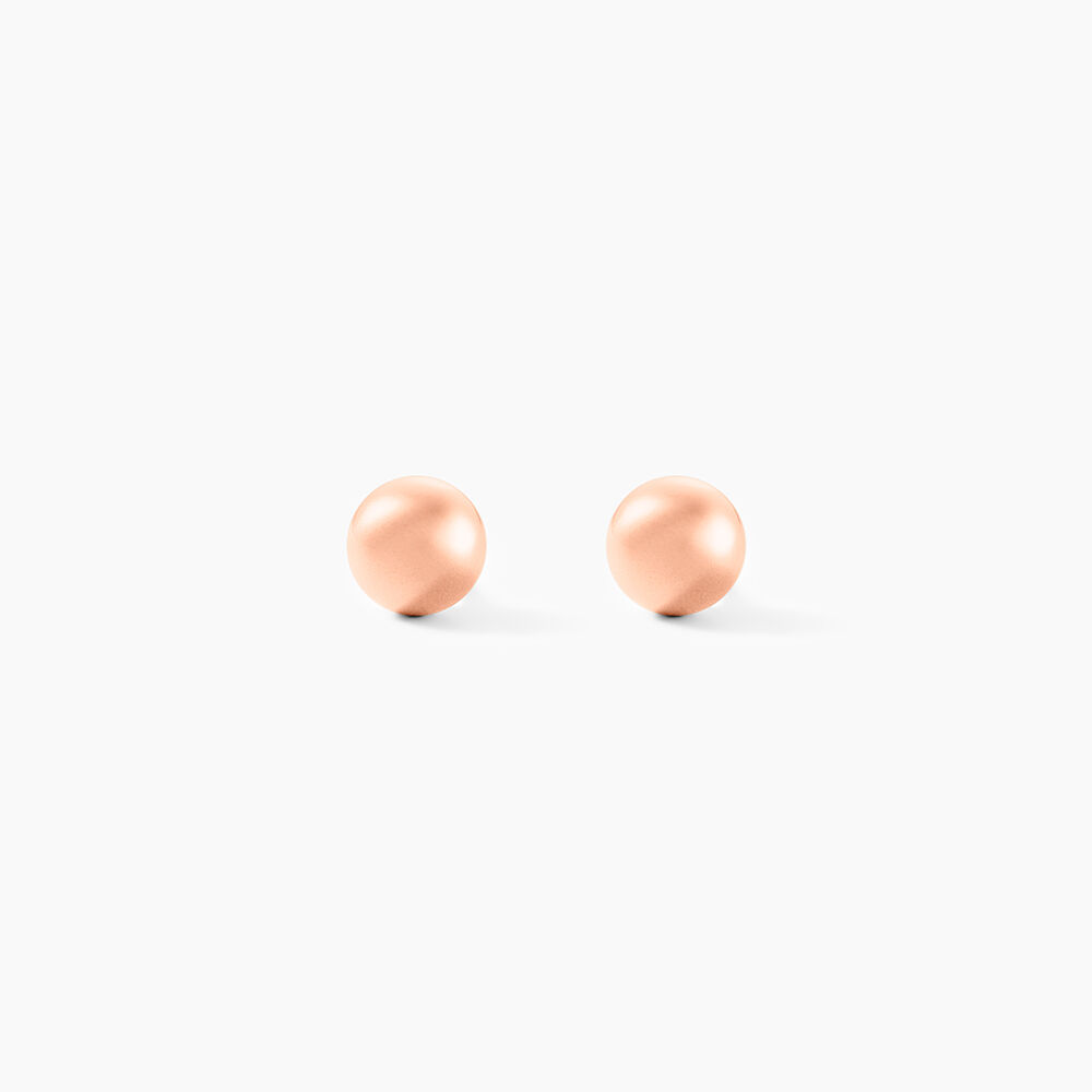 Boucles D'oreilles Puces Fidelia Boule Or Rose - Puces Femme | Marc Orian