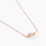 Collier Edenia Argent Rose Oxyde De Zirconium - Colliers avec pierres Femme | Marc Orian