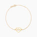 Bracelet Or Jaune Edelatis - Bracelets Je t'Aime Femme | Marc Orian