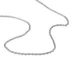 Cha&icirc;ne Ilda Maille For&ccedil;at Limee Or Blanc - Chaines Femme | Marc Orian