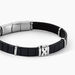 Bracelet Jourdan Chip Cuir Noir - Bracelets cuir Homme | Marc Orian
