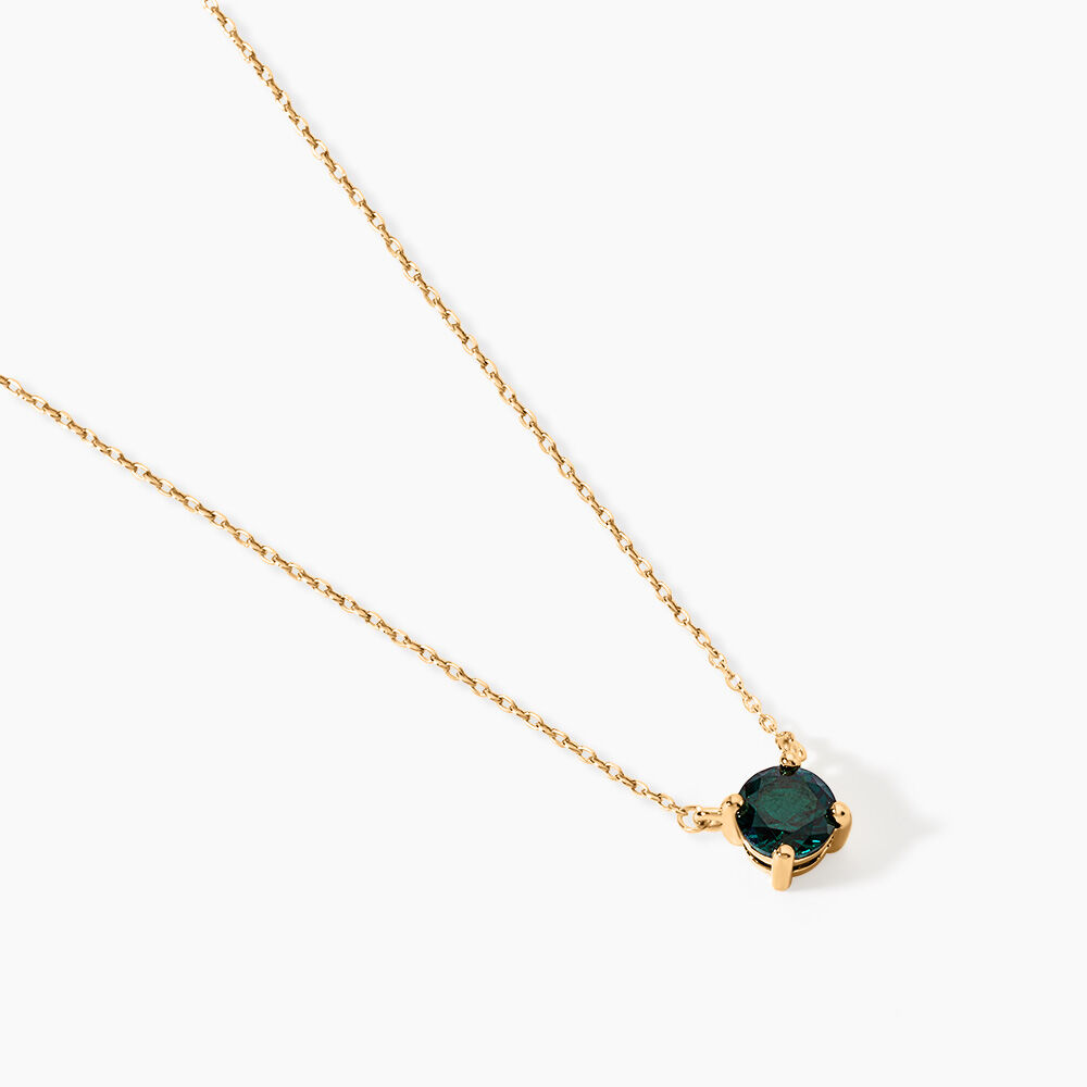 Collier Plaqu&eacute; Or Jaune Nilay Oxyde De Zirconium - Colliers avec pierres Femme | Marc Orian