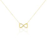 Collier Or Jaune Ilyas Oxyde De Zirconium - Colliers avec pierres Femme | Marc Orian