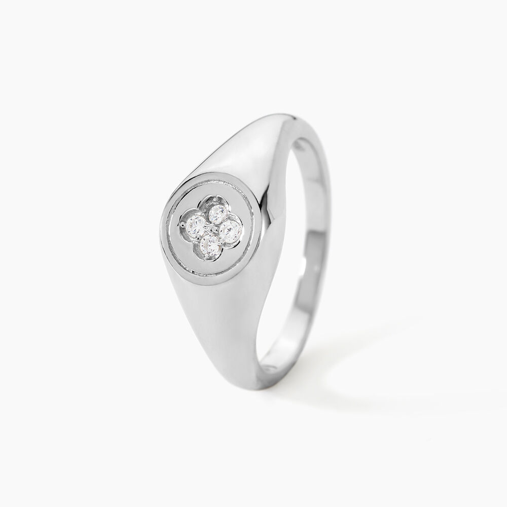 Chevali&egrave;re Chesley Argent Blanc Oxyde De Zirconium - Bijoux fantaisie Femme | Marc Orian